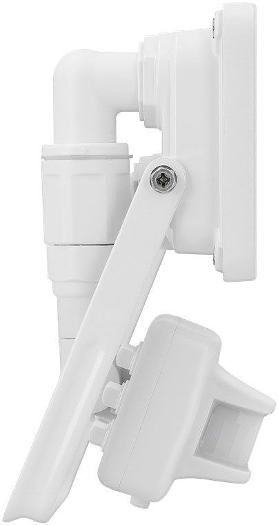 LED Strahler Bewegungsmelder Außen 10W / PIR Sensor Außenstrahler IP44 / Neutralweißes Licht 850 lm / LED Scheinwerfer Fluter Wandmontage / Gartenstrahler / Weiß