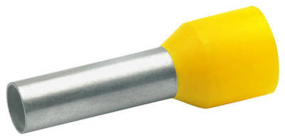 Aderendhülse 6,00 mm² (12mm) gelb 25 Stück