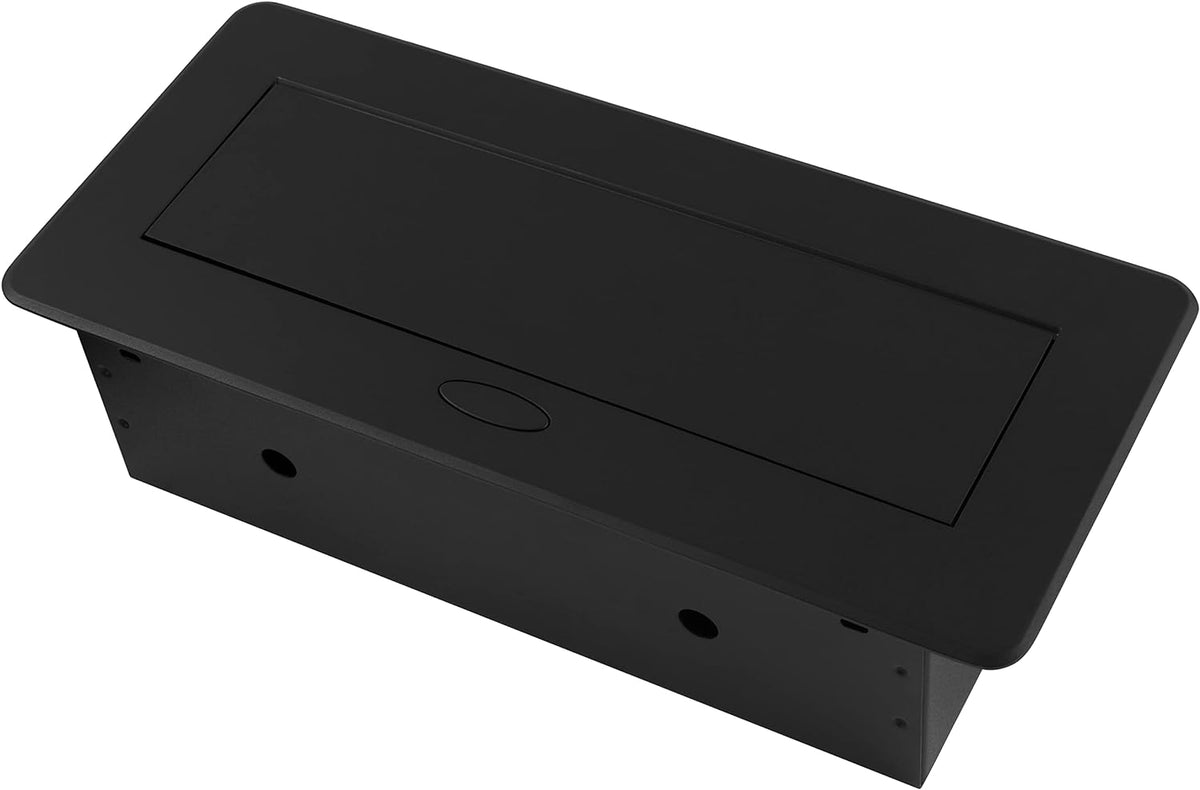 Tisch-Einbausteckdose McPower ''TS-03S'' 3x Steckdose, 267x120x68mm