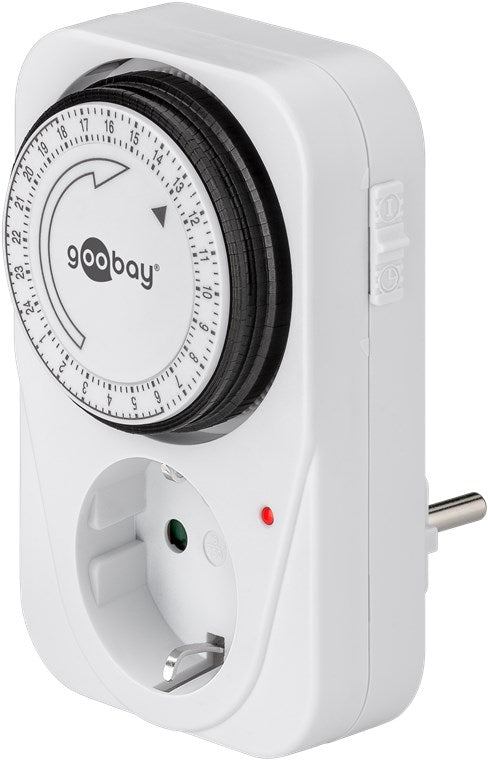 5er-Set Analoge Zeitschaltuhr Steckdose 3500W Mechanische Schaltuhr Zeitschalter für Steckdose Timer Analog 15 Min. Intervall Timer innen Weiß