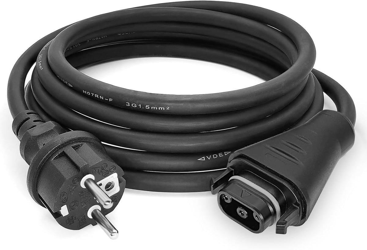 3 bis 15m BC-05 AC Kabel BC-05 Buchse zu Schuko Stecker Anschlusskabel, BC-05 Anschlussleitung zum AC-Anschluss für Serie HMS-Mikro-Wechselrichter