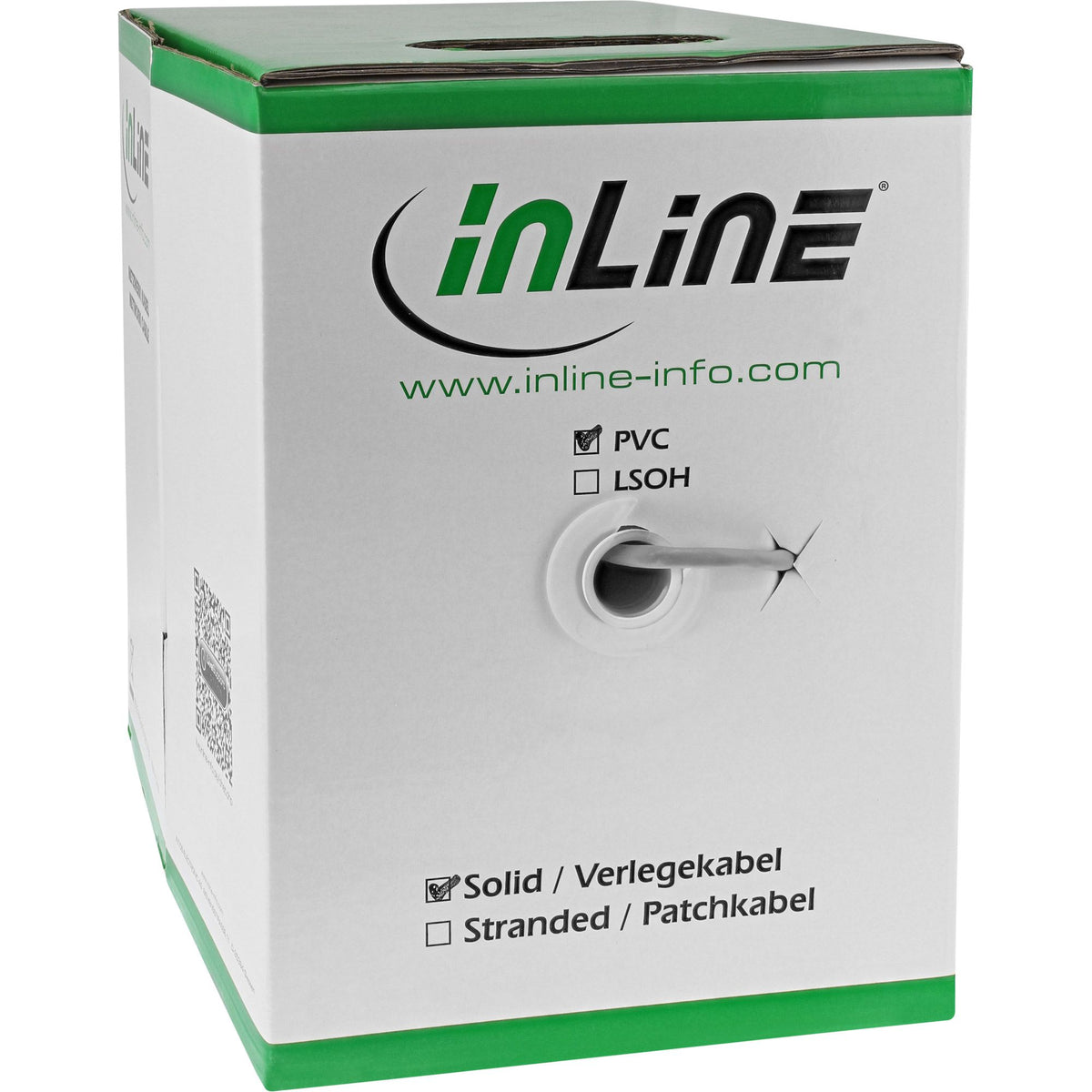 100m Verlegekabel F/UTP Cat.5e AWG24 CCA PVC