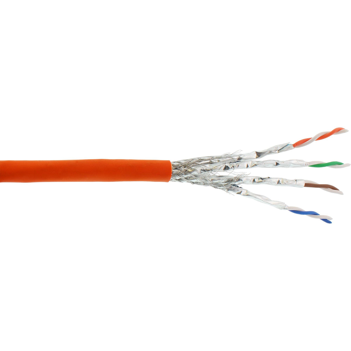 25m Verlegekabel Cat.7a S/FTP (PiMF) 4x2x0,58 AWG23 1200MHz B2ca