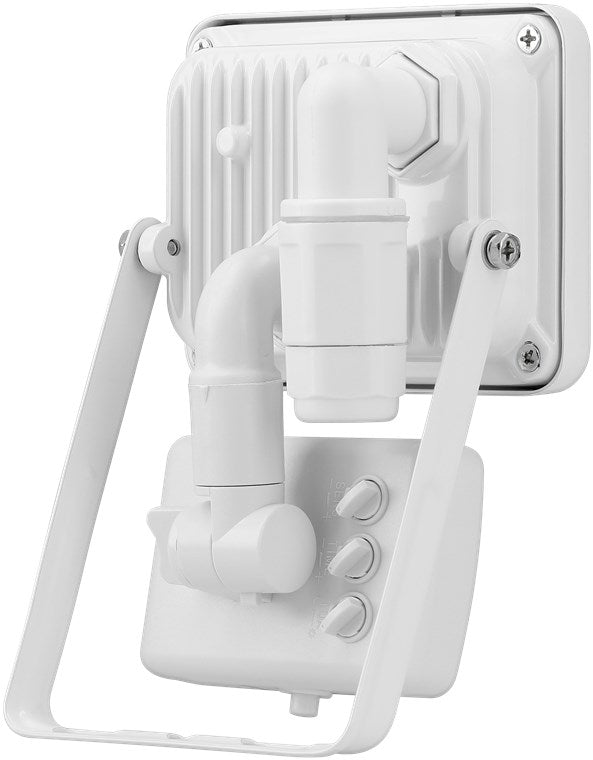 LED Strahler Bewegungsmelder Außen 10W / PIR Sensor Außenstrahler IP44 / Neutralweißes Licht 850 lm / LED Scheinwerfer Fluter Wandmontage / Gartenstrahler / Weiß