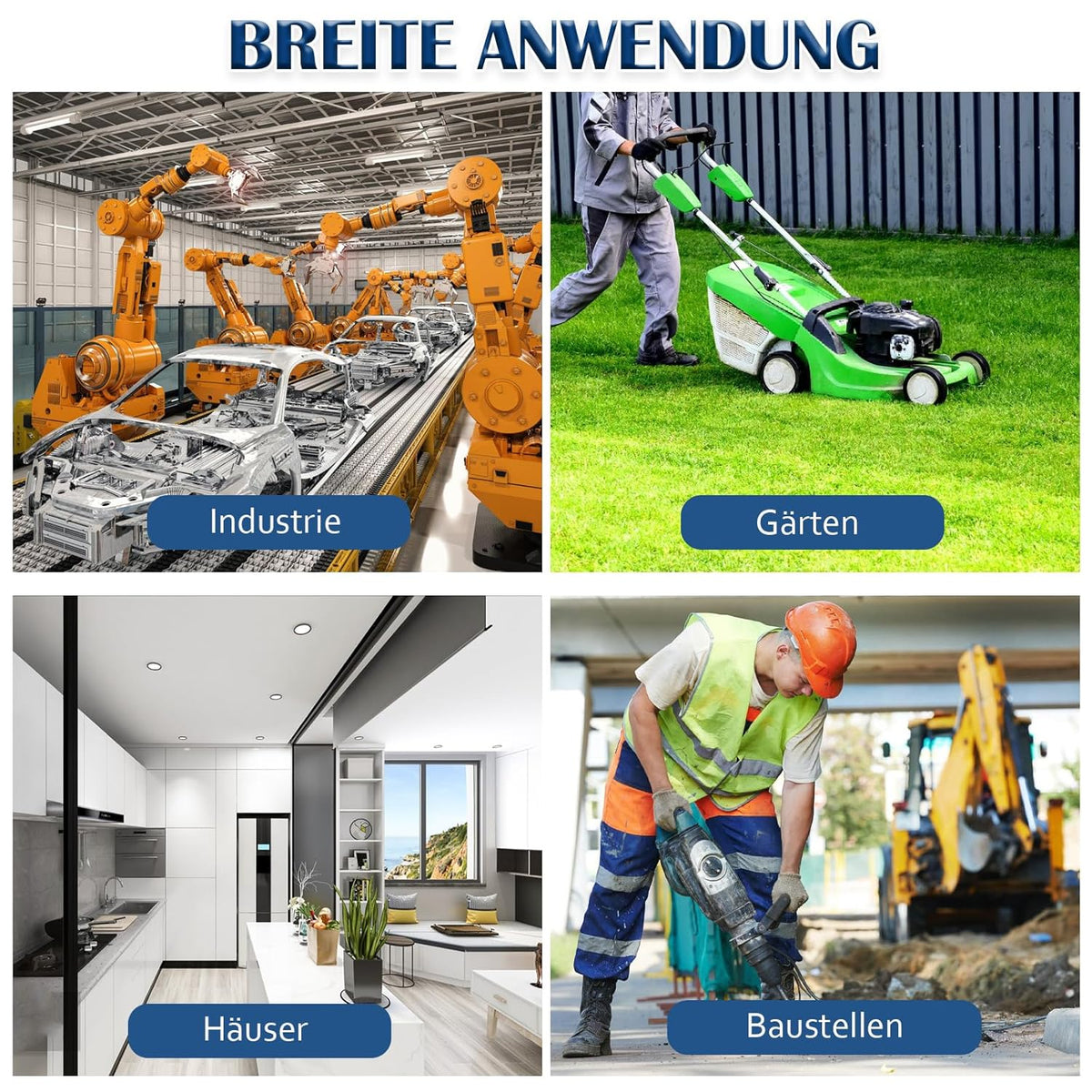 Wandverteiler Vorverkabelt Stromverteiler, 4x 230V Schuko Steckdosen + 2x CEE 16A + 1x CEE 32A, Baustromverteiler mit Leitungsschutzschalter, IP67 Wasserdicht Gehäuse für Innen und Außen