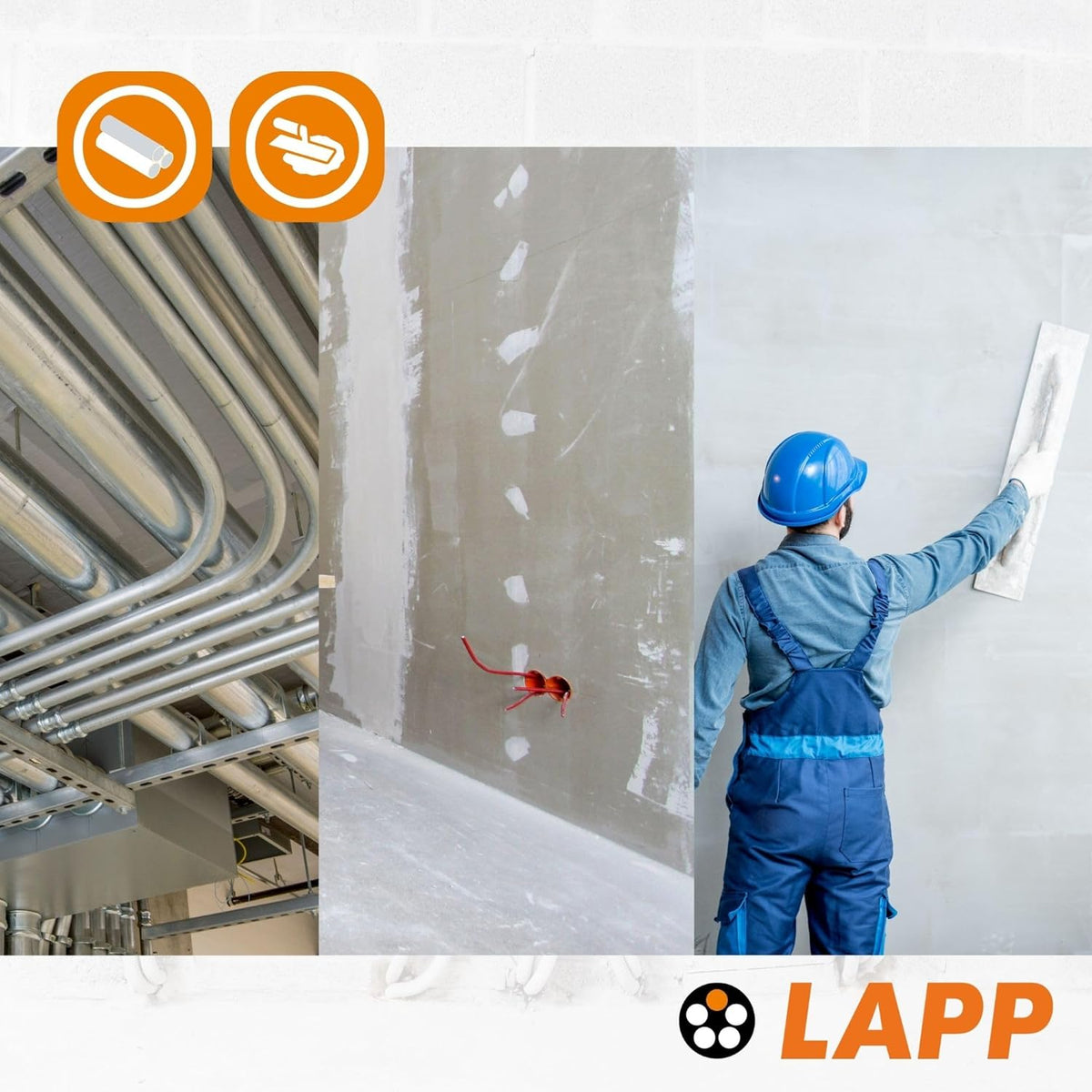 Lapp 100 Meter 4520001 H07V-K 1,5 mm² grün / gelb Verdrahtungsleitung I Aderleitung flexibel I Litze 1,5mm2 I Verdrahtung feindrätig I Einzelleitung Zählerschrank I Kabel eindrähtig für Schaltschrank