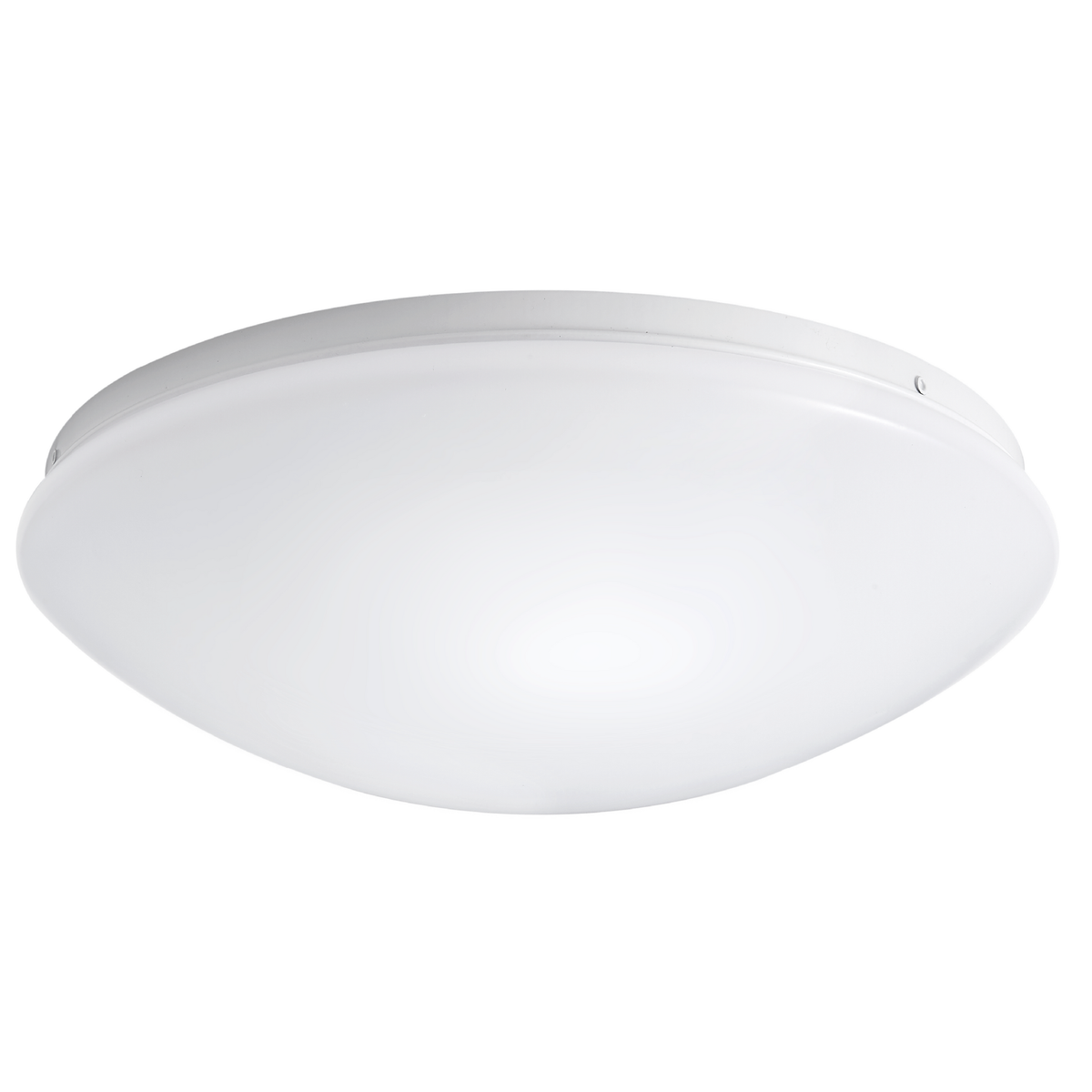McShine Deckenleuchte | STAR | Ø37,5cm 3-flammig Sockel für E27 Leuchtmittel | runde Deckenlampe LED geeignet, weiß für Wohnzimmer, Flur, Arbeitszimmer, Büro