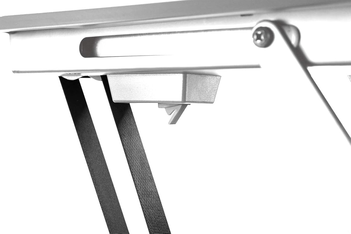myWall my Wall HL40MWL klappbarer motorisierter Deckenhalter mit Fernbedienung für TV und Flachbildschirme 23-55 Zoll (58 cm - 140 cm) VESA, weiß