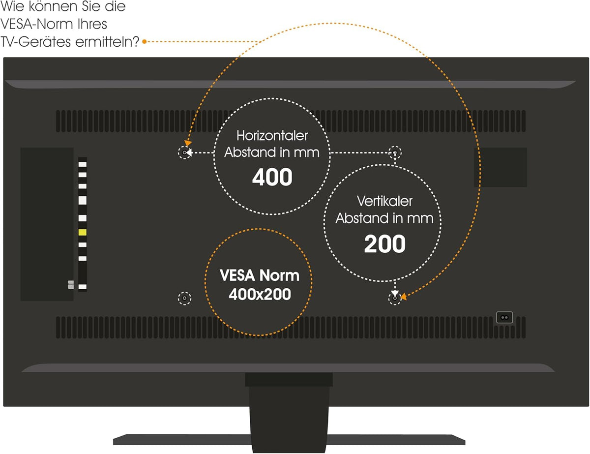 Smart Home Deckenhalterung für Fernseher für Bildschirmgrößen 32“ - 70“ (81-176 cm), Belastung bis 35 kg, mit Funk-Fernbedienung, mit Smart Home Funktion