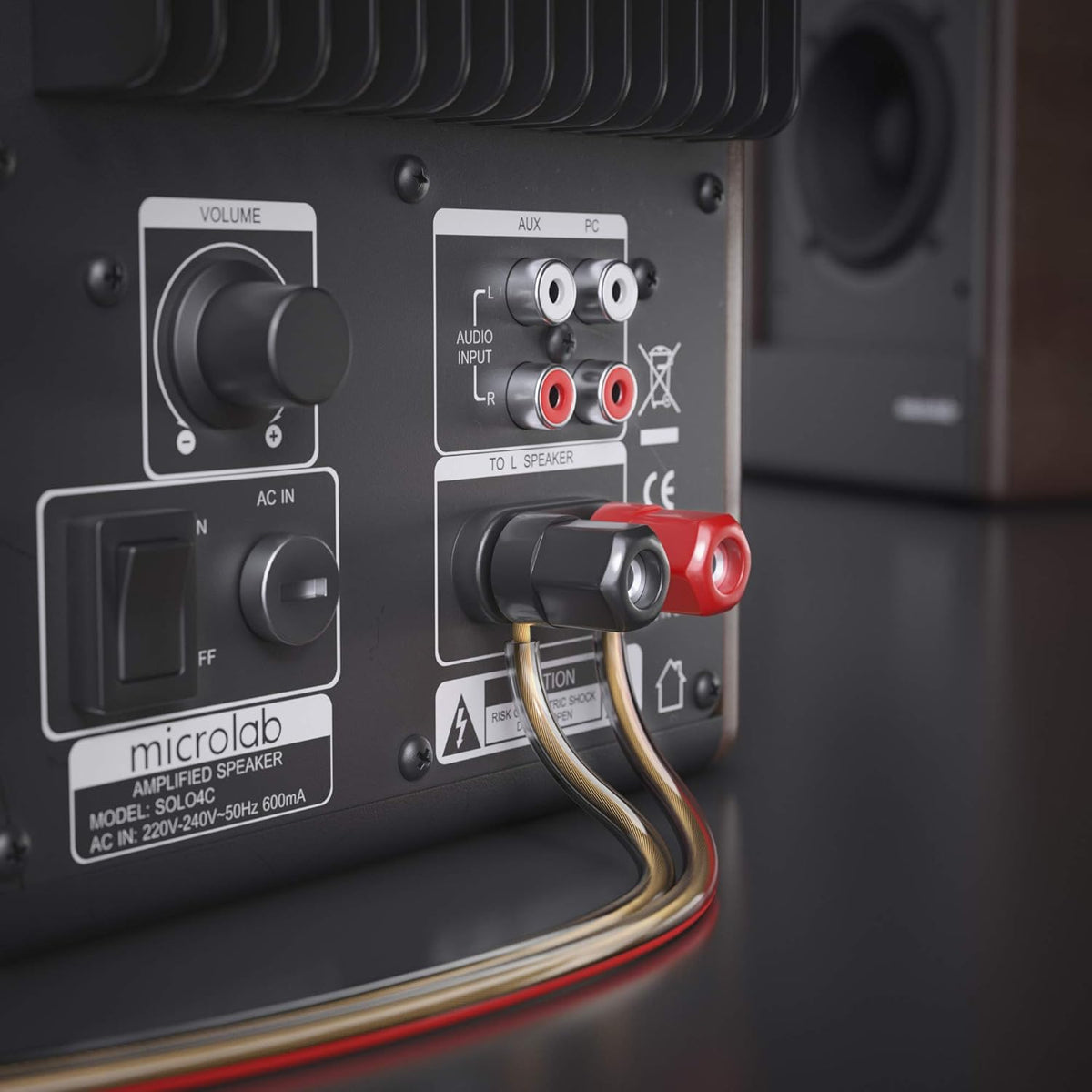 MANAX Lautsprecherkabel Transparent 2x 1,50mm² – 100 Meter Spule | CCA-Kupfer Boxenkabel für klaren Sound bei HiFi, Heimkino und Car-HiFi mit Polaritätskennzeichnung