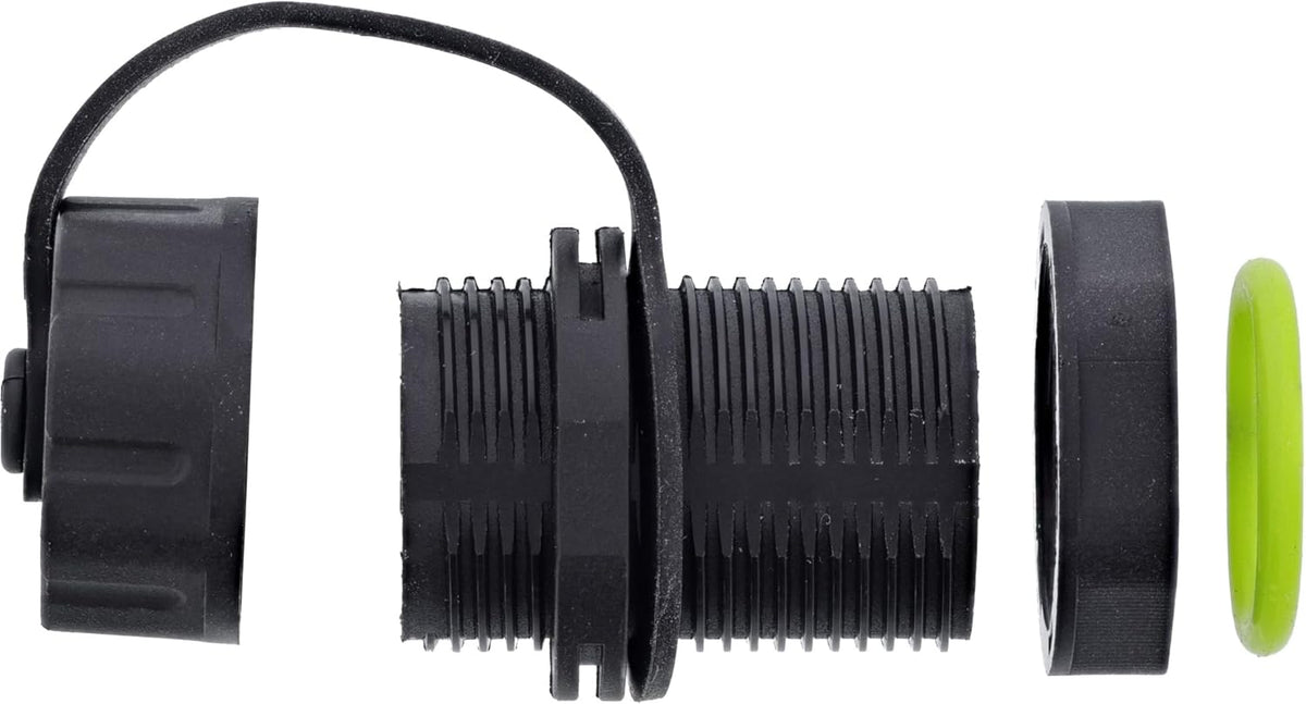 USB-A-Kabelkupplung, mini, IP68 wasserdicht, geschirmt, USB-A Buchse zu Buchse, 5 Gb/s Daten & 5 V/2 A Strom, USB-Verlängerung für Outdoor & Technik