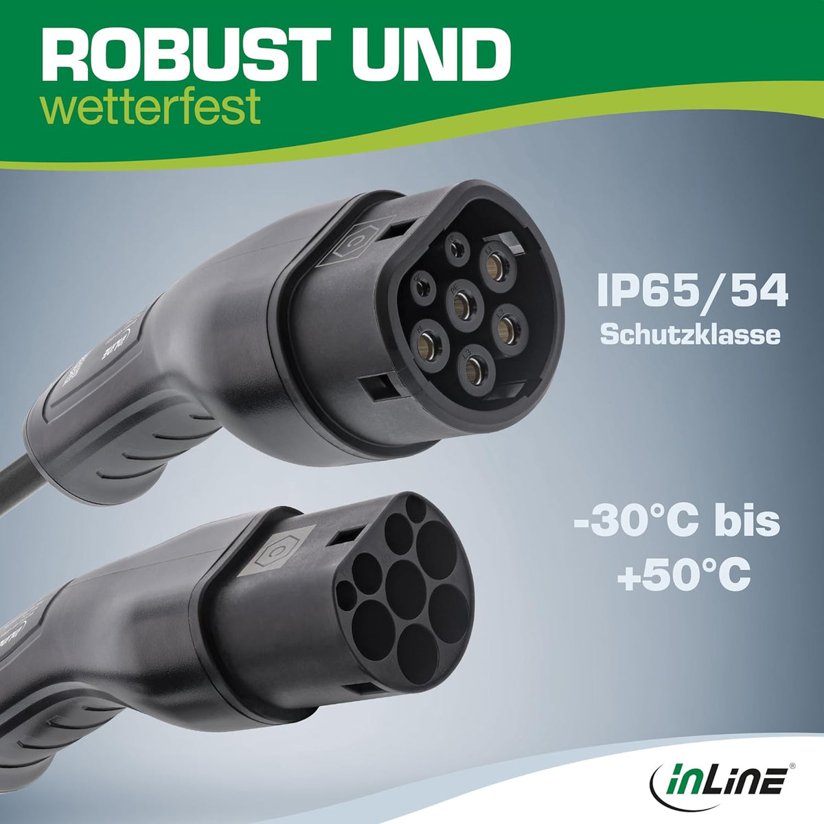 EV-Autoladekabel für Elektroauto, 5m, TYP2 EN 62196, inkl. Aufbewahrungstasche, 22KW MAX./11KW/7,4KW/3,7KW, 32A, 3-Phasig, kompatibel mit Modellen wie i3, iX, ID.3, ID.4 und Anderen