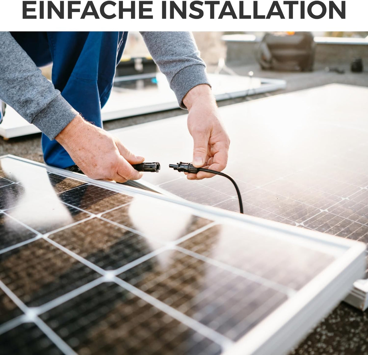25m PV4 Solarkabel Verlängerung Set 6mm² für Photovoltaik-Anlagen - Verlängerungskabel für Serielle & Parallele Verkabelungen - 1kV AC 1,5kV DC - Wetterfest UV-Beständig IP68 - Rot & Schwarz