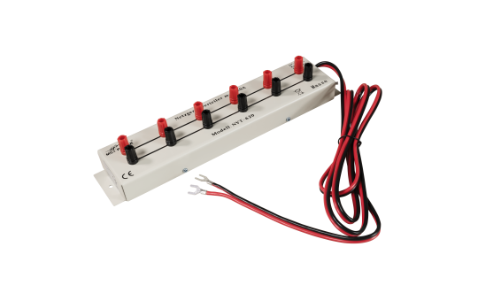 Netzgerät-Verteilerleiste McPower ''NVT-620'', 1x ein, 6 Ausgänge, 20 A max., DC