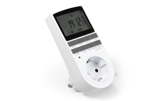 Digitale Zeitschaltuhr | WZ-10 | 10 konfigurierbare Programme, 24 Std. Timer, 3.680W, Urlaubs/Zufallsfunktion