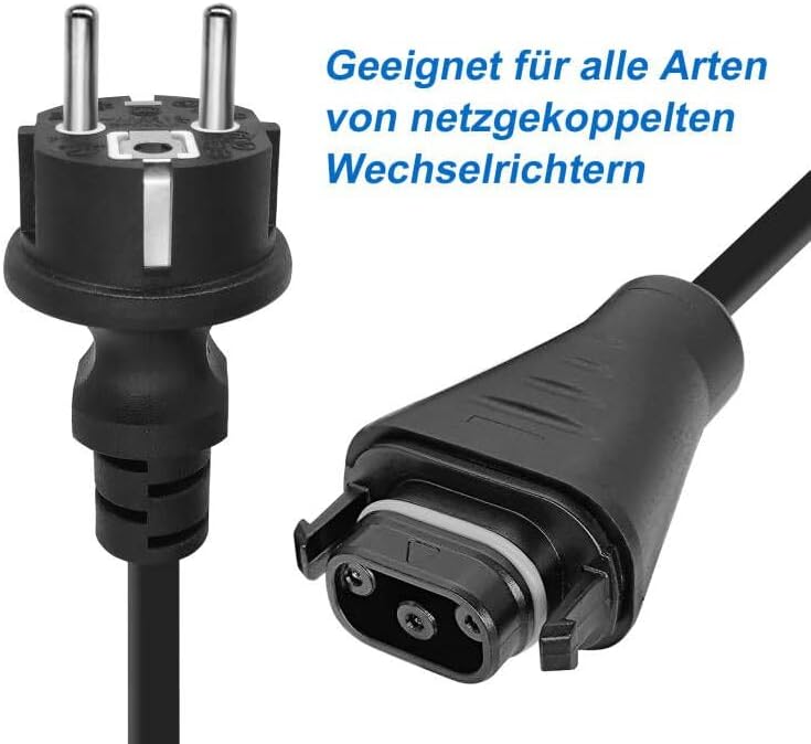 3 bis 15m BC-05 AC Kabel BC-05 Buchse zu Schuko Stecker Anschlusskabel, BC-05 Anschlussleitung zum AC-Anschluss für Serie HMS-Mikro-Wechselrichter