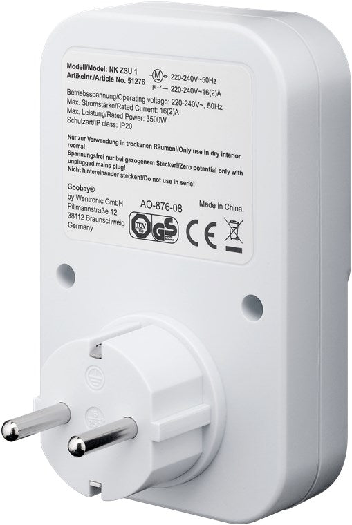2er-Set Analoge Zeitschaltuhr Steckdose 3500W Mechanische Schaltuhr Zeitschalter für Steckdose Timer Analog 15 Min. Intervall Timer innen Weiß