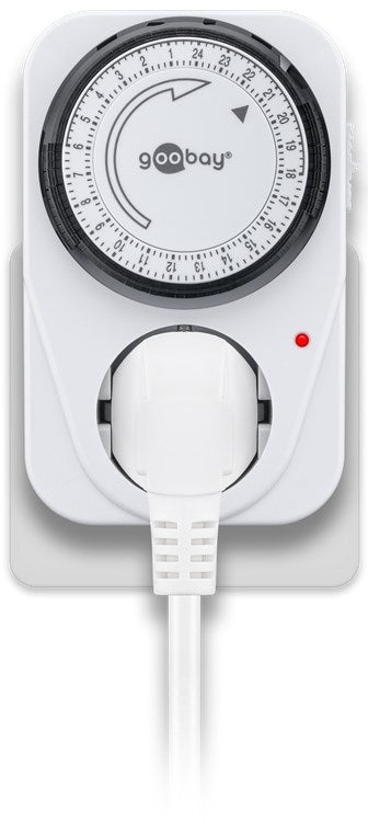 3er-Set Analoge Zeitschaltuhr Steckdose 3500W Mechanische Schaltuhr Zeitschalter für Steckdose Timer Analog 15 Min. Intervall Timer innen Weiß