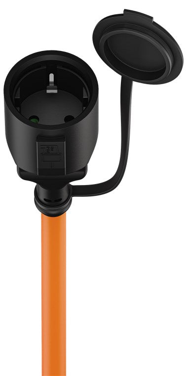 goobay CEE Caravan Adapterkabel 1,5 m CEE-Stecker auf Buchse mit Schutzkontakt, Außeneinsatz mit IP44