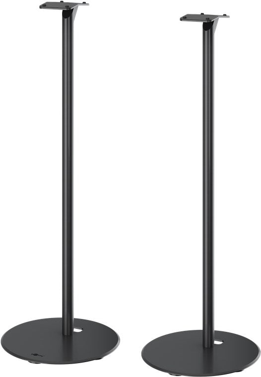 goobay Lautsprecherständer für Sonos Era 300 / Lautsprecherhalterung 5kg Tragkraft / Boxenständer mit Kabelmanagement / 71cm hoch / schwarz