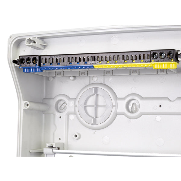 F-Tronic AP Feuchtraumverteiler 2-reihig IP65 NEPTUN24 7270002 mit Belüftungssystem