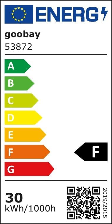 LED Strahler Außen 30W / Außenstrahler IP65 / Neutralweißes Licht 2550 lm/LED Scheinwerfer Fluter Wandmontage / IP65 Gartenstrahler/Schwarz [Energieklasse F]