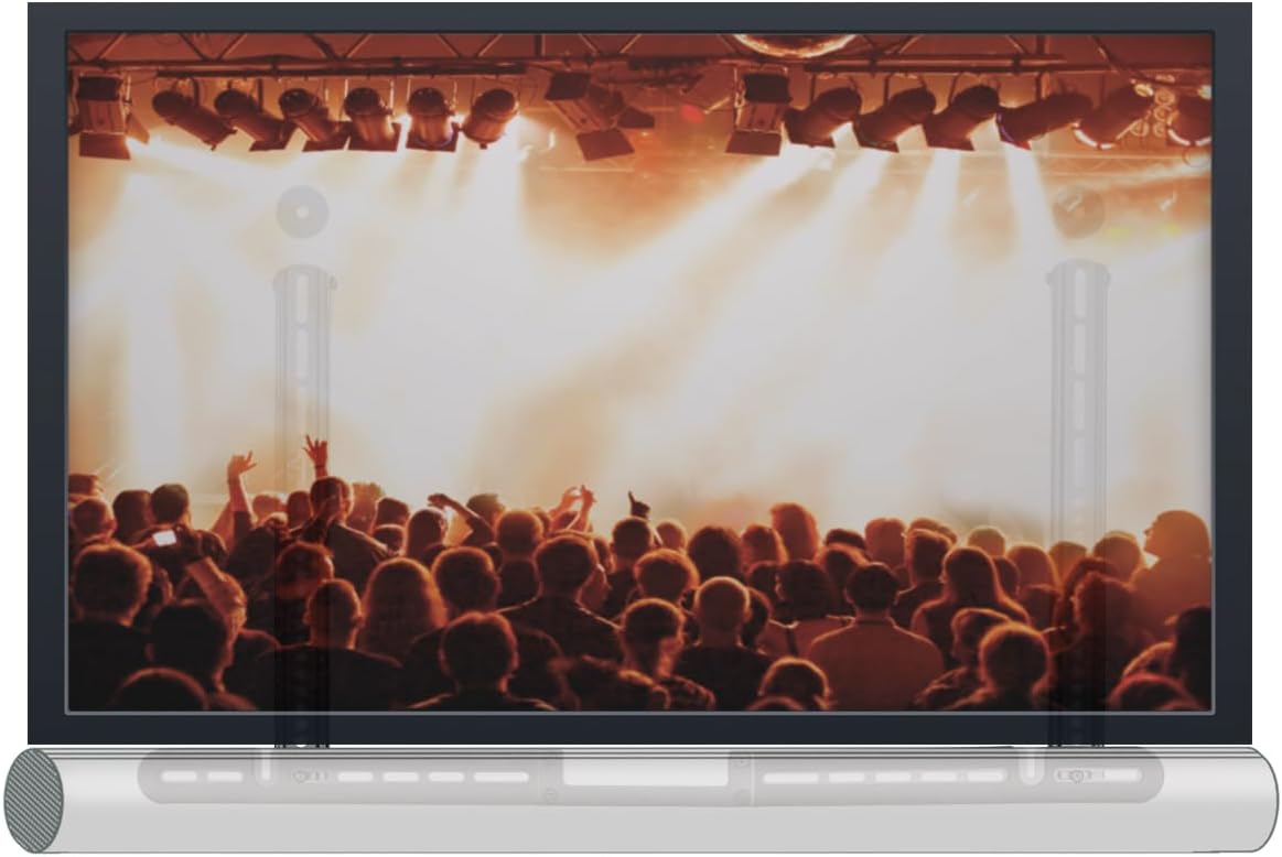 my Wall TV Soundbar-Halterung für SONOS Arc HS9L - Stabile Lautsprecher Halterung zur Befestigung an TV-Halterungen - Belastbar bis 10 kg