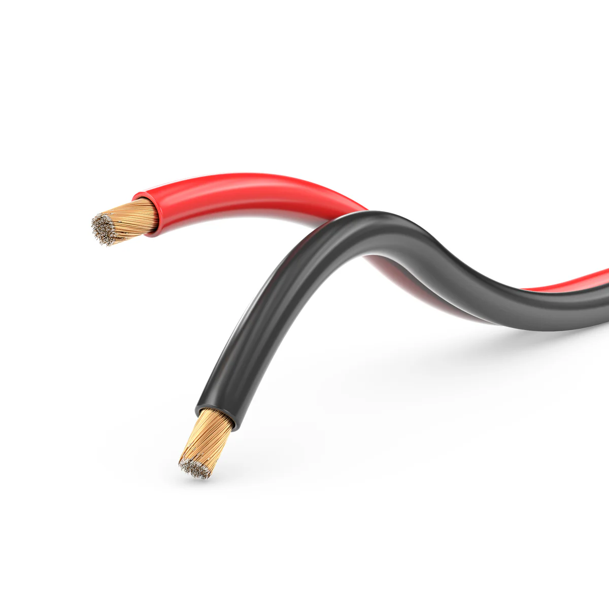 MANAX Lautsprecherkabel rot / schwarz 2x 1,50mm² – 10 Meter Ring | CCA-Kupfer Boxenkabel für klaren Sound bei HiFi, Heimkino und Car-HiFi mit Polaritätskennzeichnung