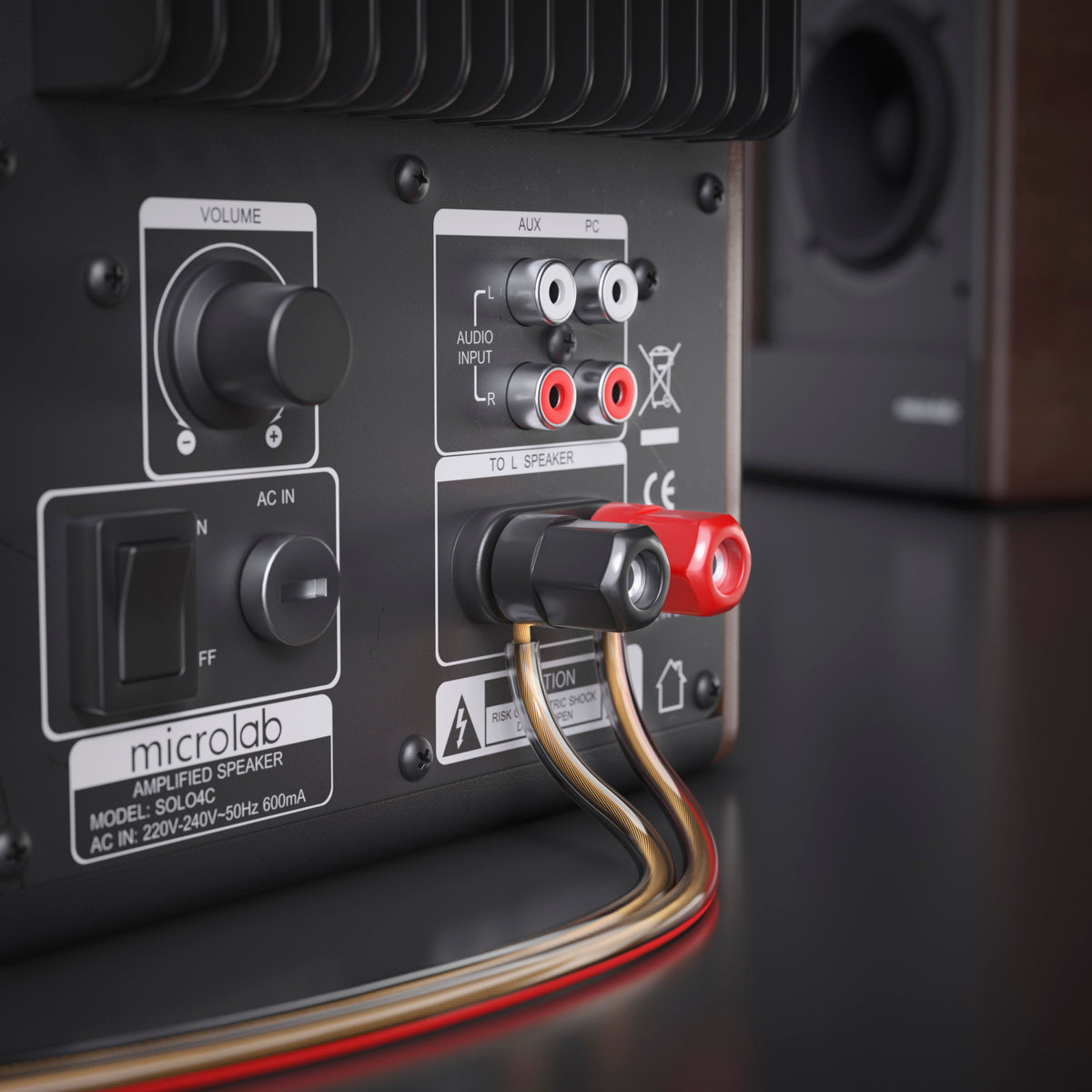 MANAX Lautsprecherkabel Transparent 2x 0,75mm² – 100 Meter Spule | CCA-Kupfer Boxenkabel für klaren Sound bei HiFi, Heimkino und Car-HiFi mit Polaritätskennzeichnung
