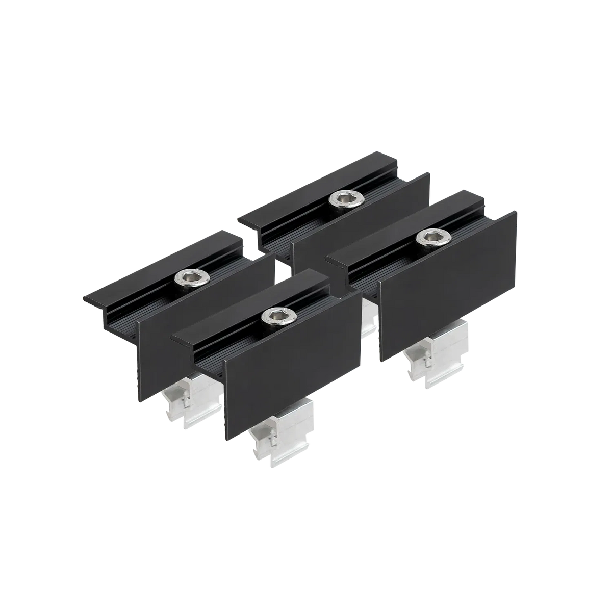 Trapezblechdach Montageset für 2 Module Photovoltaik Balkonkraftwerk - 30mm