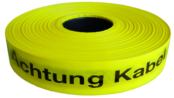 PROTEC.class Trassenwarnband PTWB1 (Achtung Kabel) 250m